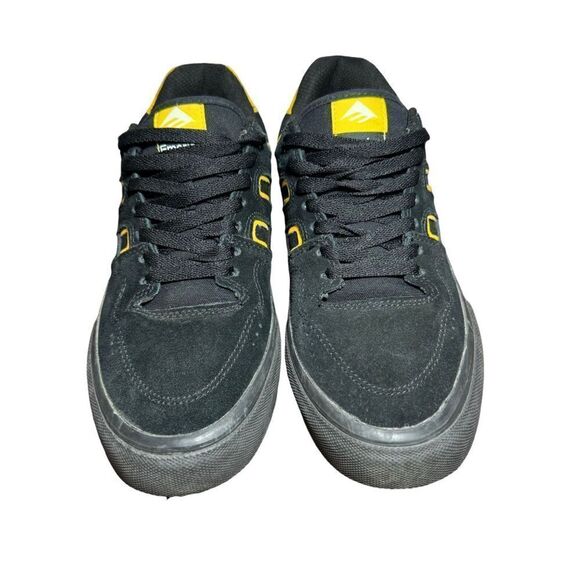 Men’s Emerica skate shoes size 7 black womens 8.5 - Picture 2 of 5